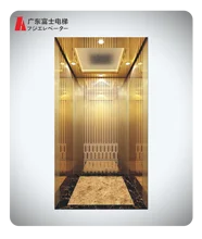 Quality 3KW Stainless Steel Cabin Elevator with VVVF Control for sale