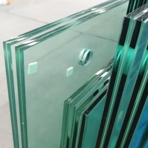 Big Size Laminated Tempered Glass Curved 6.38-5mm Thick For Building