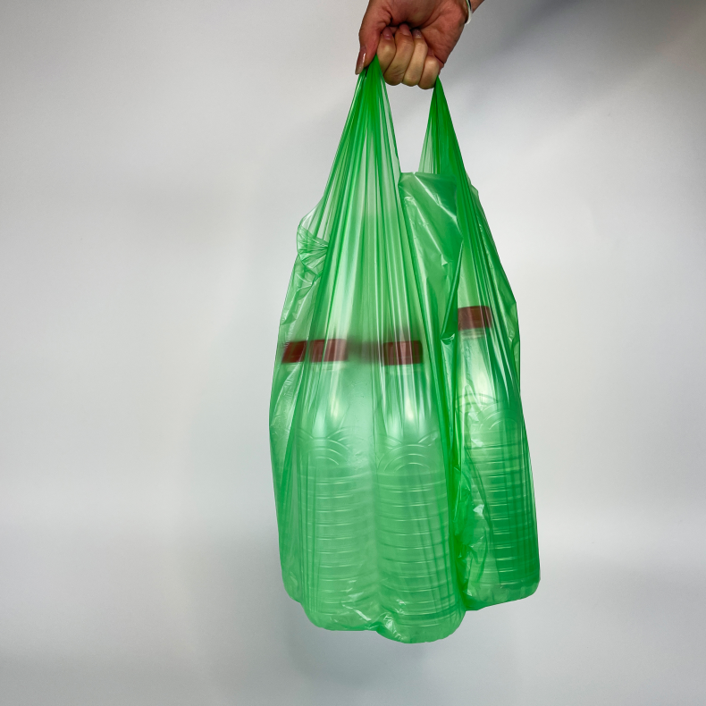 Thickened Flat Mouth Plastic Bag for Easy Waste Disposal in Household and Hotel