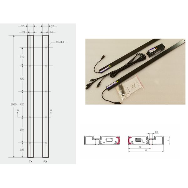 WECO Safety Elevator Photocell Transistro / Relay Output Lift Components Parts