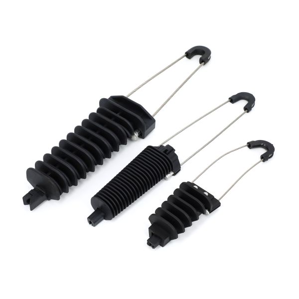 Aluminum Overhead Anchor Drop Cable Clamp wire Wedge Clamp Fiber Optical Line