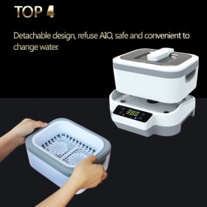 Detachable Household Ultrasonic Cleaning Machine Digital Timer 1200ml 40KHz