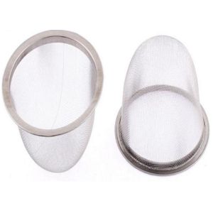 Fine Mesh Smoking Screen With 14.8 mm Stainless Steel Metal Tobacco