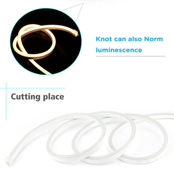 Ip67 Waterproof Outdoor Flexible Neon Light 12w/M Led Single Color 8 * 16