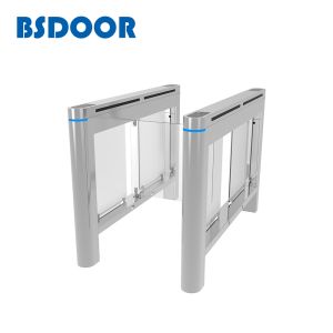 Quality Custom Size Automatic Swing Barrier Turnstile Gate With Temperature Rfid System for sale