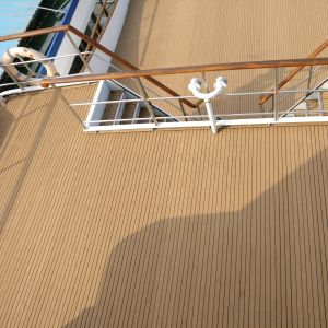 Teak Timber-like PVC Yacht Floor/Deck Width 190mm/50mm for Playground Play