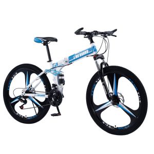 Adjusting Speed 1.65m Foldable Mountain Bike For Adults