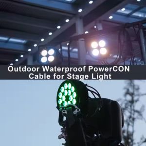 15A 250V Flame-Retardant PowerCON-Compatible Industrial Power Supply