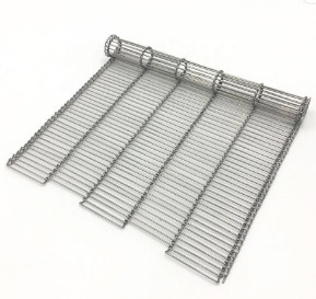 SUS302 Stainless Steel Flexible Metal Mesh Wire 2 X 2 For Conveyor Belt