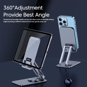 Foldable Phone Holder Stand Aluminum Alloy Desktop Tablet Holder