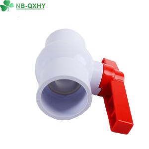 Glue Connection Form Agricultural Irrigation Milk White PVC Control Valve Ball