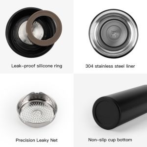 500ML Fahrenheit Smart SS304 Stainless Steel Double Insulated Vacuum Thermo