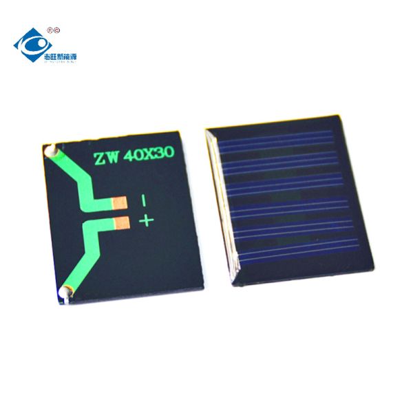 Buy Durable Indestructible Mini Solar Panel 0.15W Customized Professional Epoxy Mini Solar Panel ZW-4030 at wholesale prices