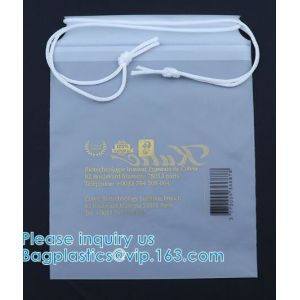 Biodegradable Drawstring Laundry Bag With Printing,Logo Printed Poly Drawstring