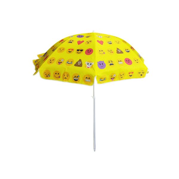 Buy Compact Big Promotional Yellow Beach Umbrella , Personalized Beach Umbrella at wholesale prices