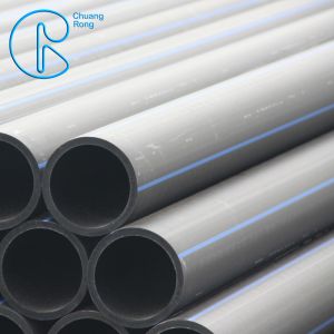 High Precision PE100 PN16 Hdpe Poly Pipe Customized Color For Mining OR Golden