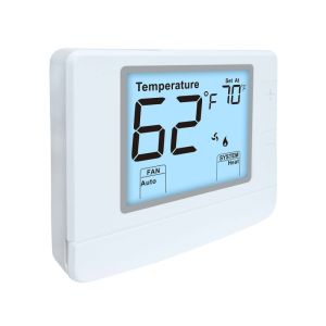 24V Wireless Room PTAC WIFI TUYA Thermostat with LCD Display and HEAT/COOL Style