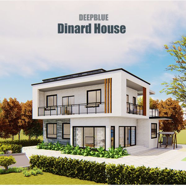 Quality Eco Friendly Prefabricated Light Steel Frame House Luxury Villa For Family