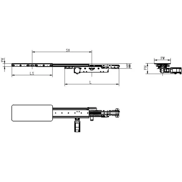 50m/Min Redefined Telescopic Bin Telescopic Fork Forklifts Lead Precision