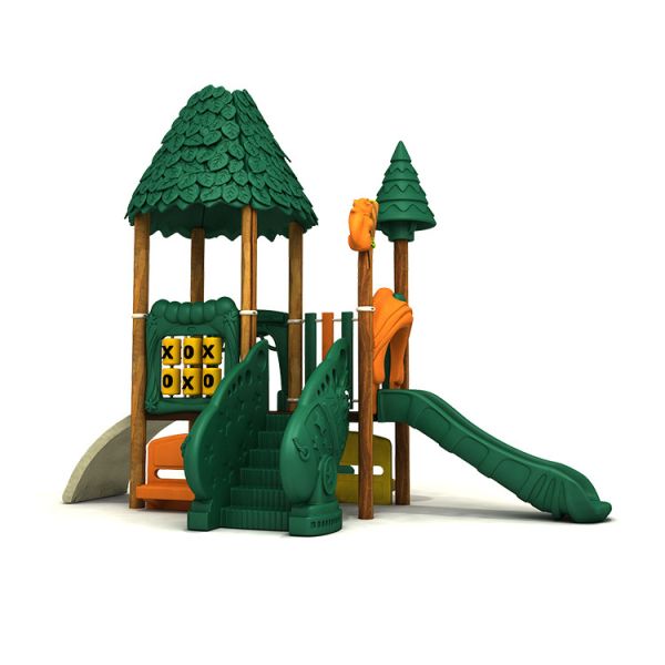 Customized Outdoor Playground Backyard Slide Colorful Commercial Children