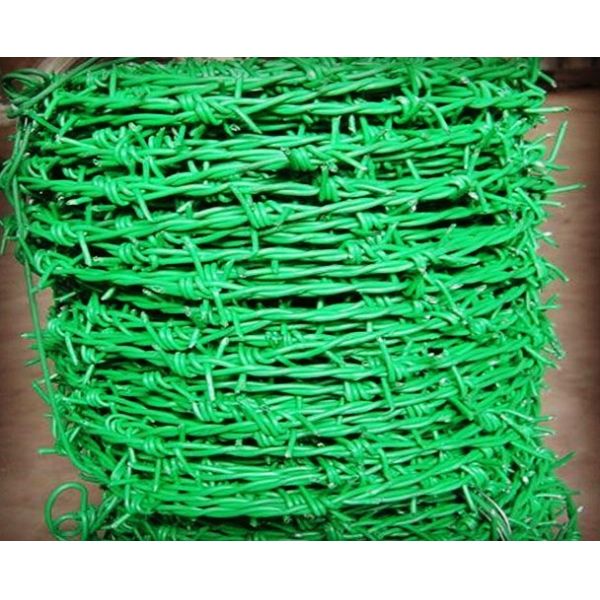 High Quality PVC Coated Double Twisted Barbed Wire BWG12 for Pasturage Boundary