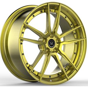22 Inch 5*120 2 Piece Forged Deep Concave Forged Wheels For Luxury Cars