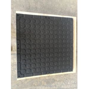 50*50cm Recycled Tire Rubber Floor Tiles and Mats for Gym and Home