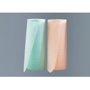 Viscose 25x25cm Kitchen Wet Wipes Square Shape Multicolor Thickened Design