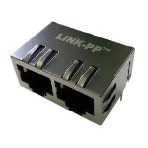 Quality ARJM12A2-811-NN-CW2 1X2 Port 5Gigabit Magnetics Multi-Port RJ45 Connector for sale
