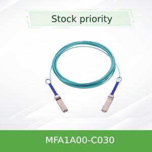 China Active Optical AOC Mellanox 100GbE Cables MFA1A00-C030 QSFP LSZH 30m on sale China Active Optical AOC Mellanox 100GbE Cables MFA1A00-C030 QSFP LSZH 30m on sale