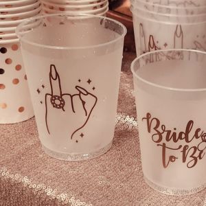 Quality Lesense OEM Frost Flex Cups 16oz Custom logo Disposable Thick Smoothie PP Frosted Cups for Wedding for sale