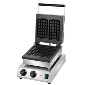 Stainless Steel Commercial Electric Waffle Baker 2.38kw With Adjustable
