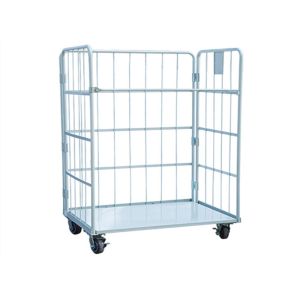 Quality Stackable Logistic Metal Cage Trolley A Frame Security Folding 4 Sided for sale
