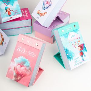 365 Days Desktop Desk Calendar Mini Stand Calendar Custom Printing