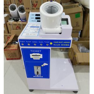 Automatic Blood Pressure Machine , Coin Operated Bp Measuring Instrument