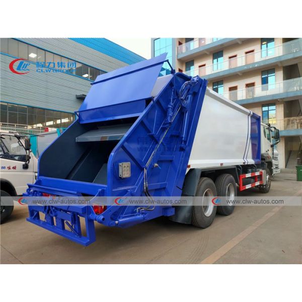 Sinotruk Hohan 340HP Garbage Compactor Truck With Euro 4 Diesel Engine