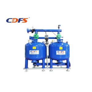 China Carbon Steel Automatic Sand Filter Blue Color Customized Voltage With Thick Layer on sale