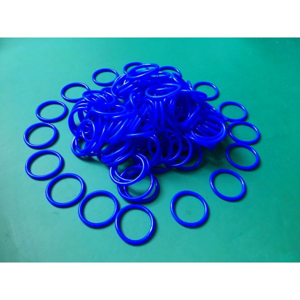 Buy Blue AS568 75 Shore VMQ Silicone O Ring Seals at wholesale prices
