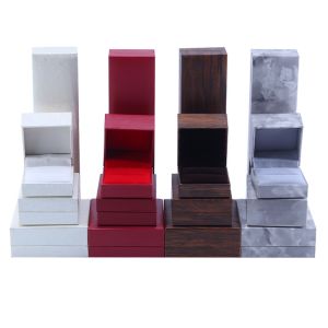 Jewelry Boxes Material Paper Velvet Newest Style for Earrings Necklaces and