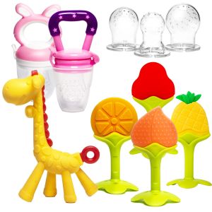 Tasteless Practical Silicone Food Teether Fruit Toy Multipurpose