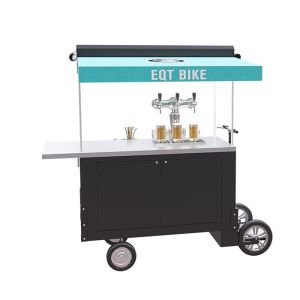 Anti Fouling Beverage Vending 1.2M Beer Bike Cart