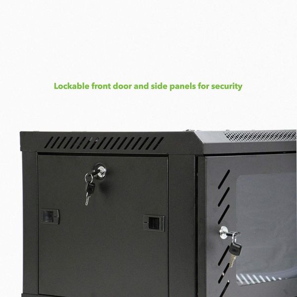 19 Inch Small Wall Mount Network Rack OEM Supported CE / ROHS Certification