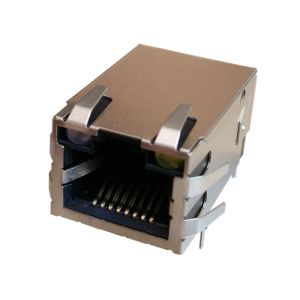 Quality JP026821UNL Magnetic RJ45 Jack Tab-Up ATMEGA32A-AUR Ethernet Extender for sale