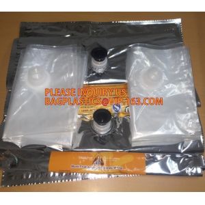 Laminated aluminum bib wine bag in a box 20l liquid packaging wholesale,bag in
