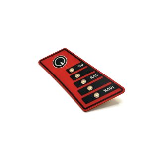 Quality Waterproof LED Membrane Switch 0.125mm With Velvet Texture for sale
