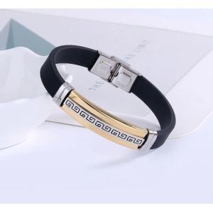 Trendy Custom Silicone 316L Sports Energy Bracelet