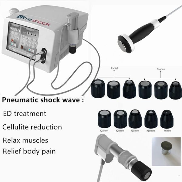 Shockwave Ultrasound Physiotherapy Machine For Body Pain Relief