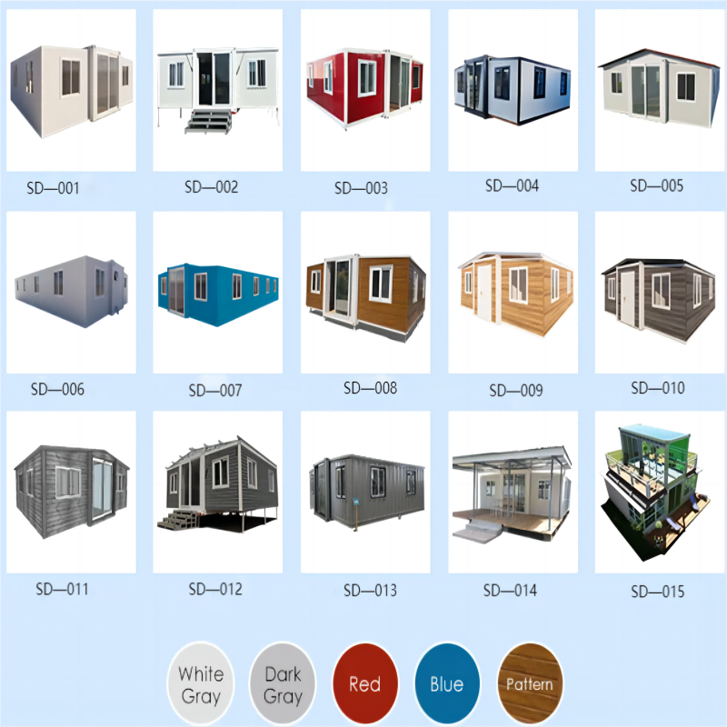 20ft Luxury Prefabricated Houses Customizable and Expandable for Your Project Needs