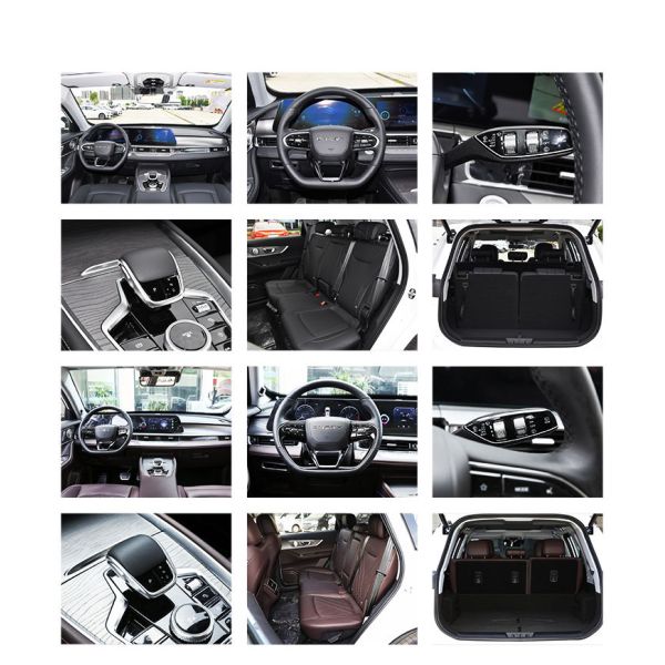 Chery Tiggo 8 Pro Electric Car with Dark Interior Color and Front 4 Rear 2 Radar