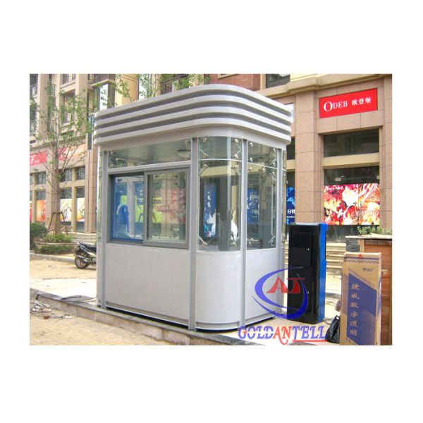 Buy Customized Portable Security Guard Cabins Luxury Guard Room House at wholesale prices